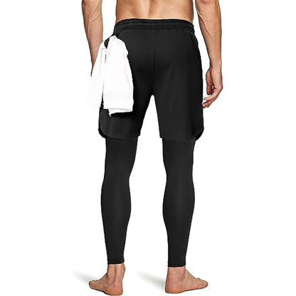 Men's Sport Pants 2 in1 Training