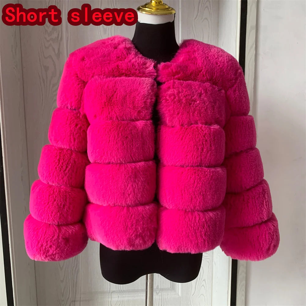 Winter Glam: High Quality Fur Jacket