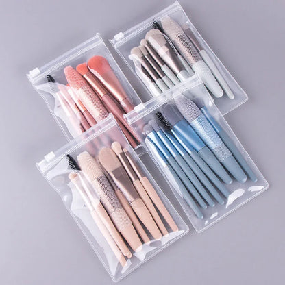 New 8 Pcs Makeup Brush Set Makeup Concealer and powder