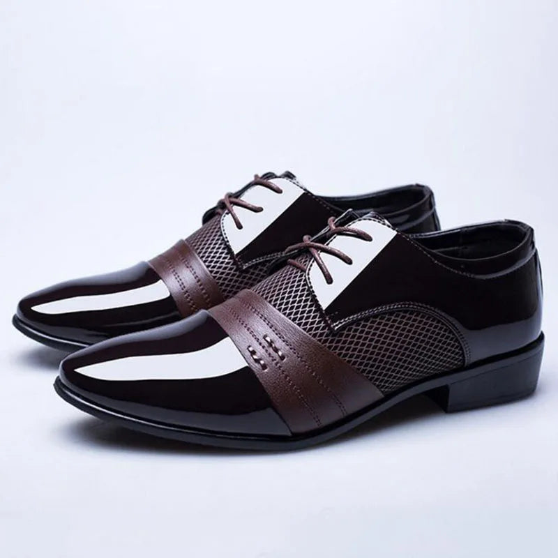 New Fashion classic British Men's Leather Shoes Formal  business & Wedding Shoes