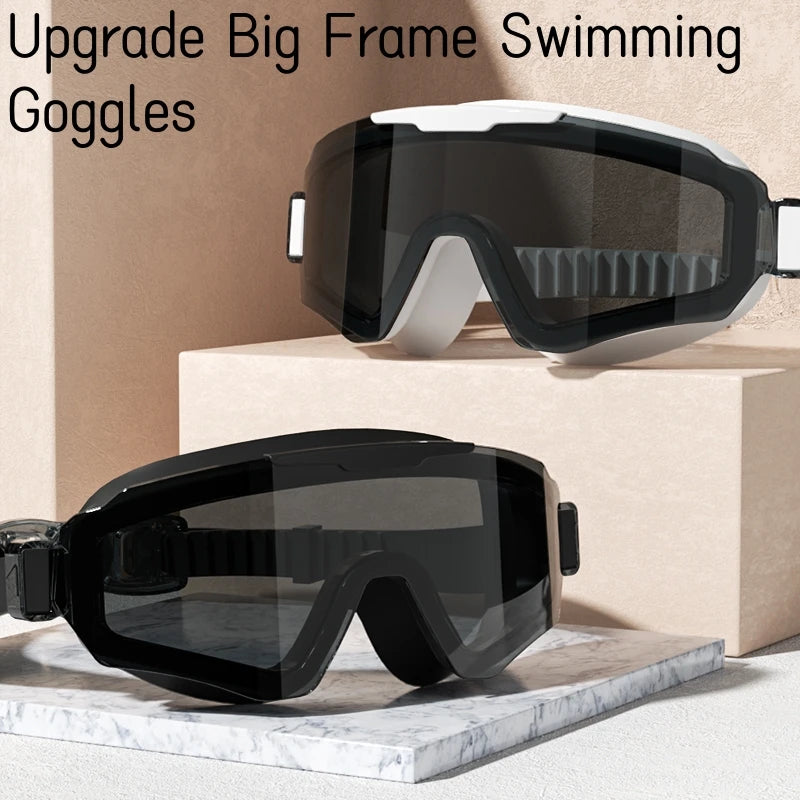 New Stylish Swimming Goggles Big Frame UV Protection Waterproof