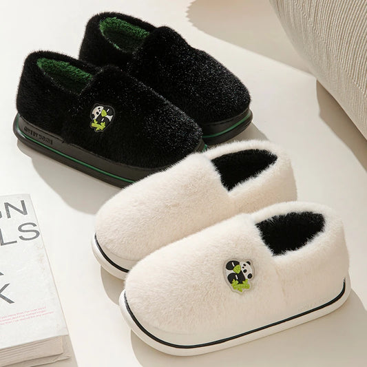 Men and women Warm  Winter Cotton Slippers Light Cute Panda