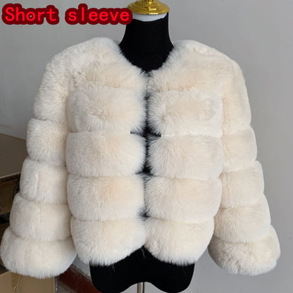 Winter Glam: High Quality Fur Jacket