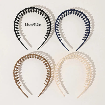 Stay Sleek: Anti-Slip Headband & Hair Clips