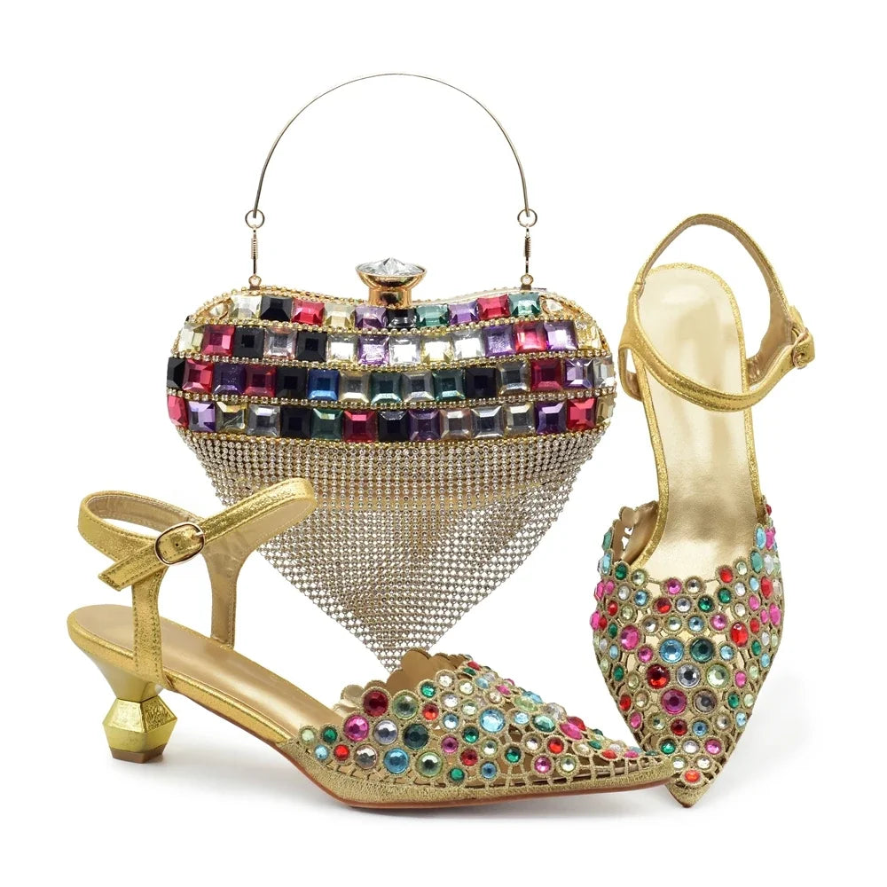 Italian Shoes and Bags Matching Set 2025