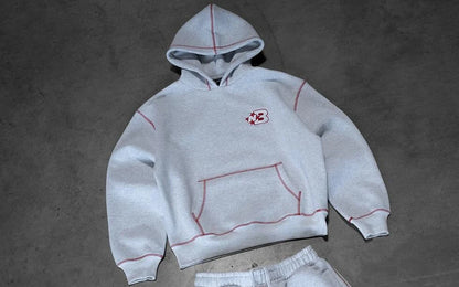 New Autumn and Winter 2025 Hoodies Two Piece Set Y2k Clothes for Men Loose Casual Sweatpants Tracksuit