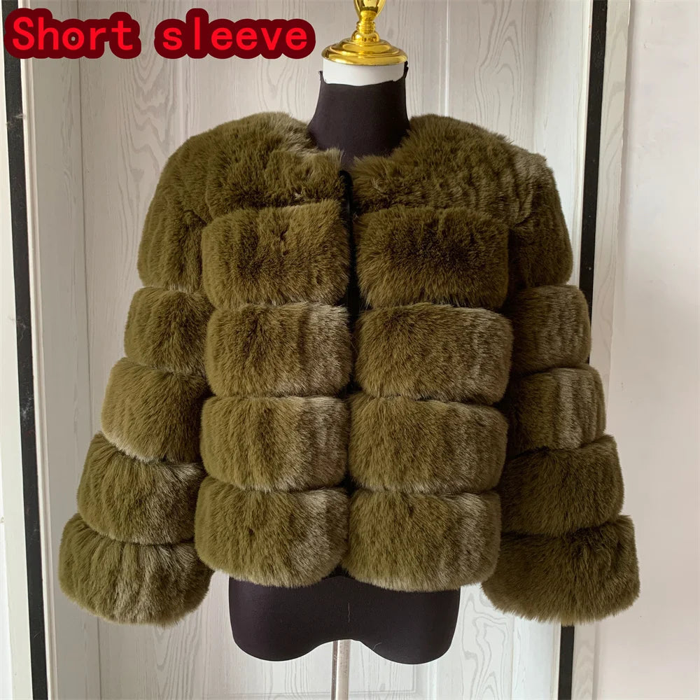 Winter Glam: High Quality Fur Jacket