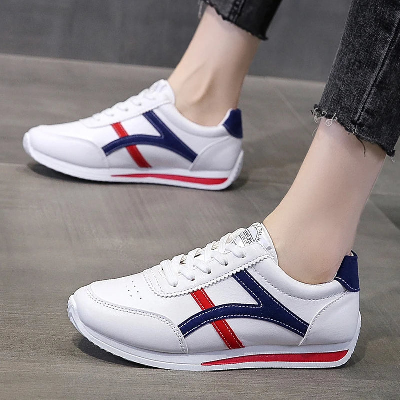 Women Leather Comfort Sports Woman Shoes