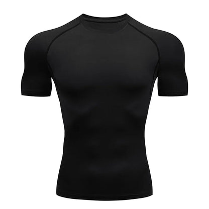 Stylish Graphic Compression Shirts for Men sports & gym Athletic Quick Dry T-shirts