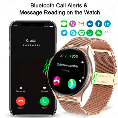 New 2025 Women & men Fashion 1.43 inches Bluetooth Call Smartwatch  AMOLED 466*466 HD Pixel Display Smart watches