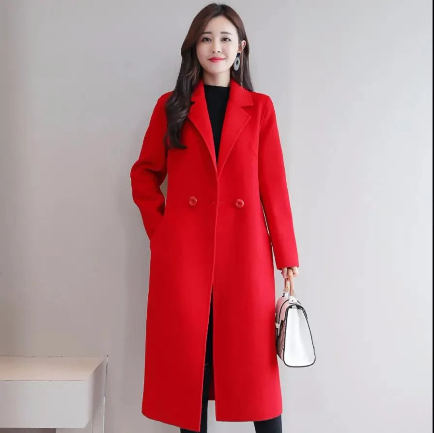 Stylish Medium Wool Coat for Luxe Comfort