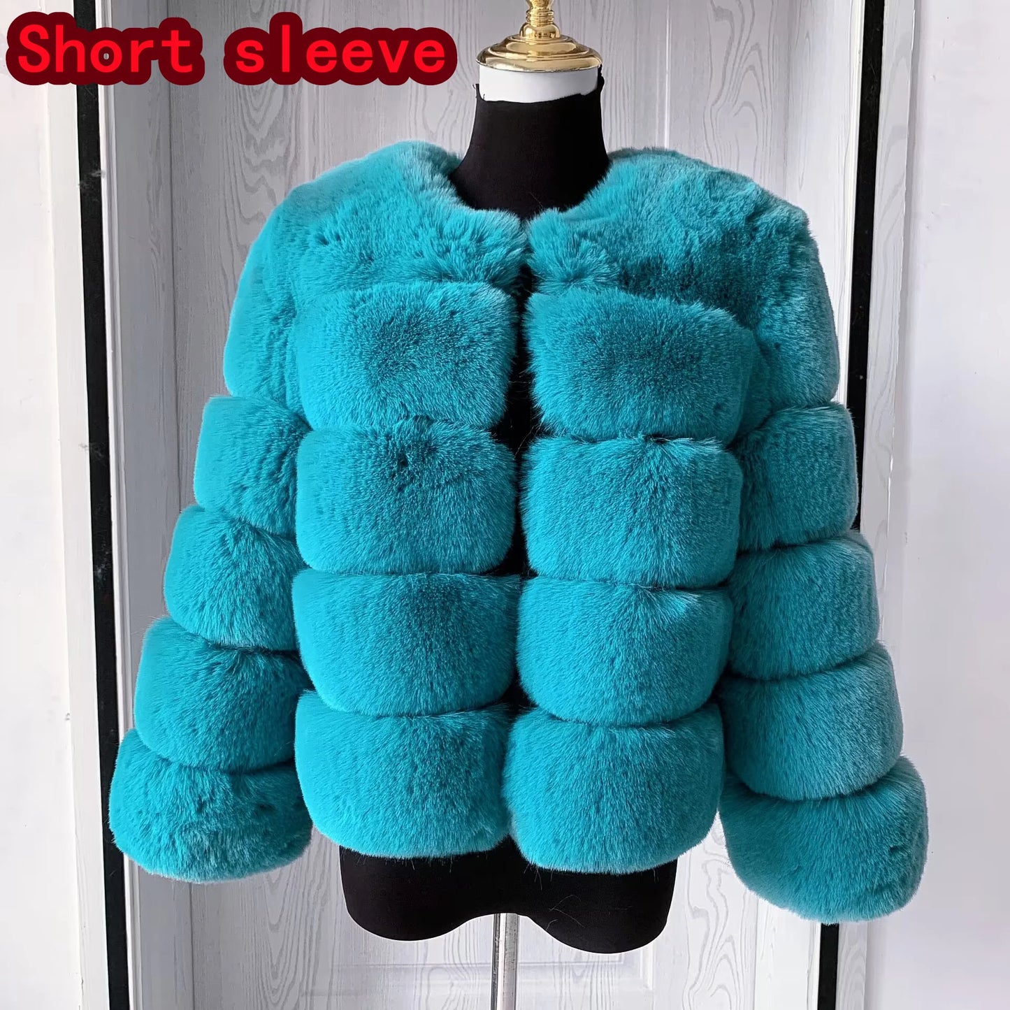 Winter Glam: High Quality Fur Jacket