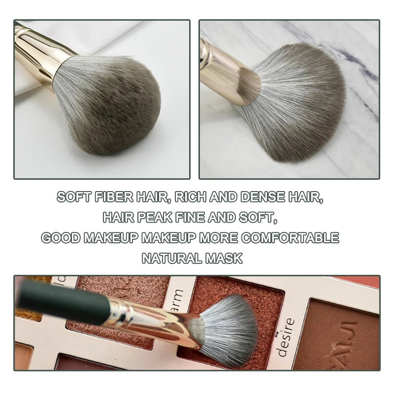 Soft Fluffy Makeup Brush Set - 14pcs