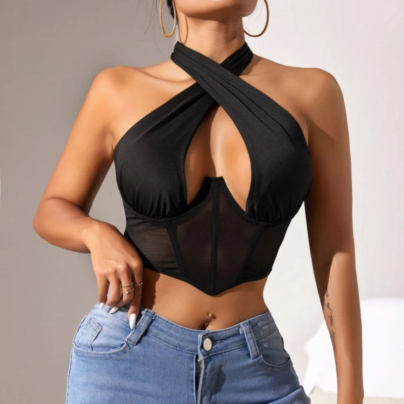 Midnight Bustier: Halloween Party Top