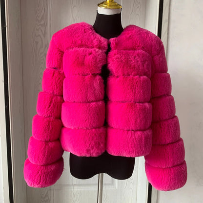 Winter Glam: High Quality Fur Jacket