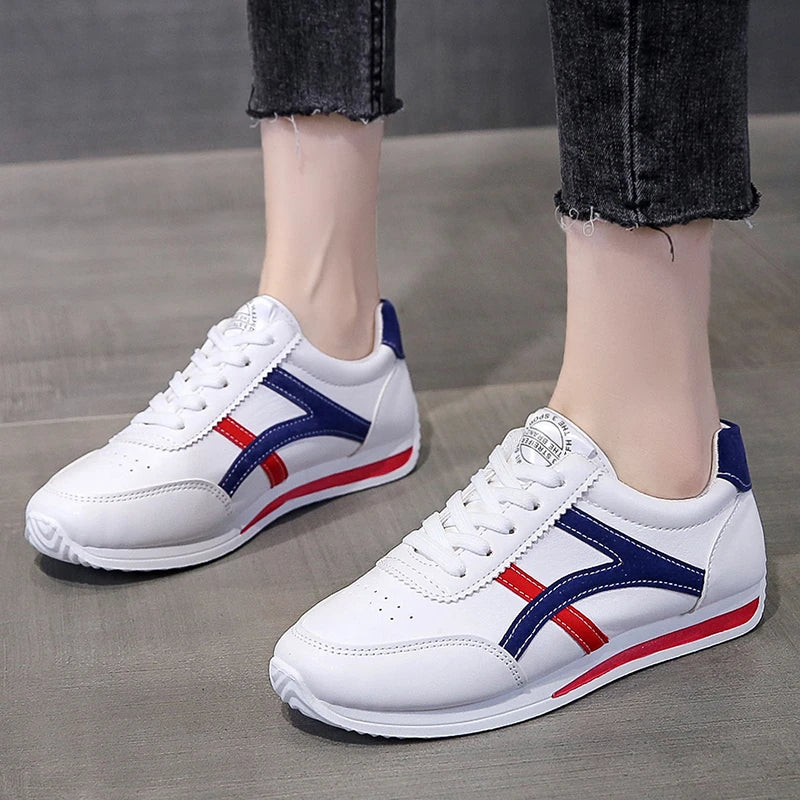 Women Leather Comfort Sports Woman Shoes