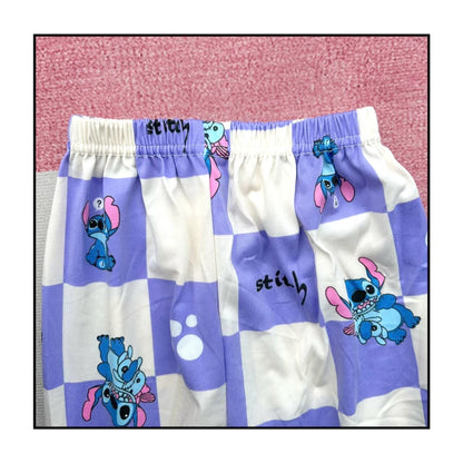 Spring Autumn Children's Clothing Sets Stitch Cartoon Boy & girl Sleepwear  3-11 years