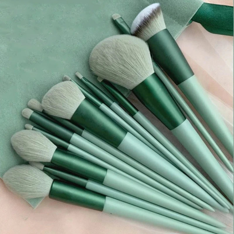 Soft Fluffy Makeup Brush Set - 13pcs