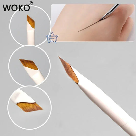 Upgrade Blade Eyeliner Brush Ultra Thin Fine Angle Flat Eyebrow