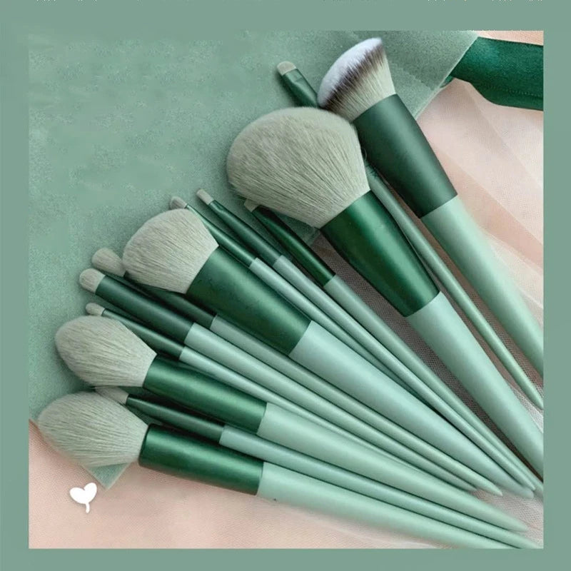 Soft Fluffy Makeup Brushes - 13pcs Set