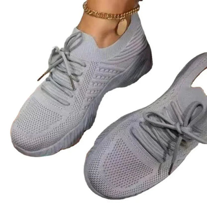 Women Casual Sneakers Lace-up Vulcanized Shoes