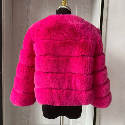 Winter Glam: High Quality Fur Jacket