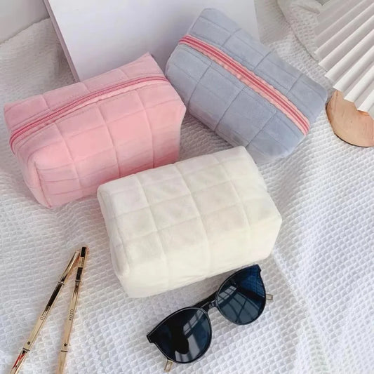 Cute Plush Makeup Bag for Women Travel