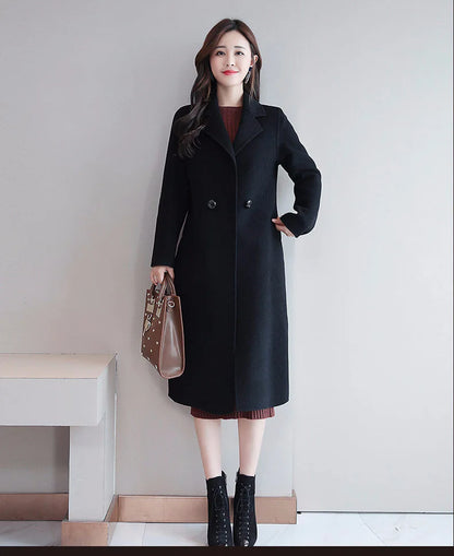 Stylish Medium Wool Coat for Luxe Comfort