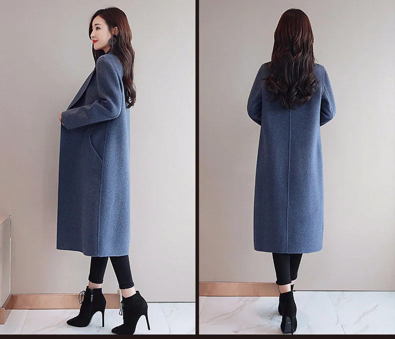 Stylish Medium Wool Coat for Luxe Comfort