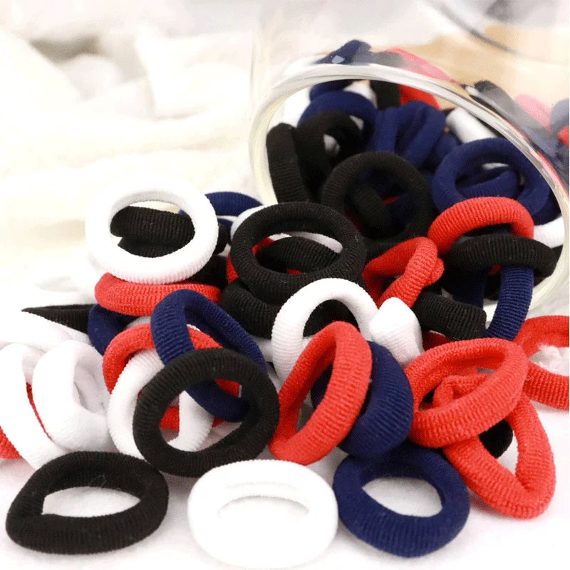 Colorful Nylon Hair Bands - 100/200pcs