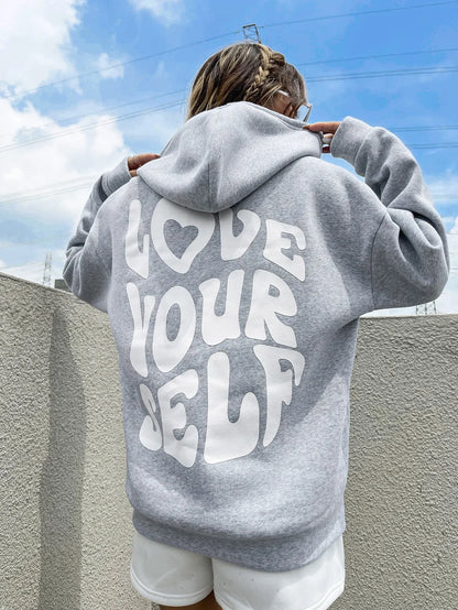 Trendy Bliss: Love Yourself Hoodie