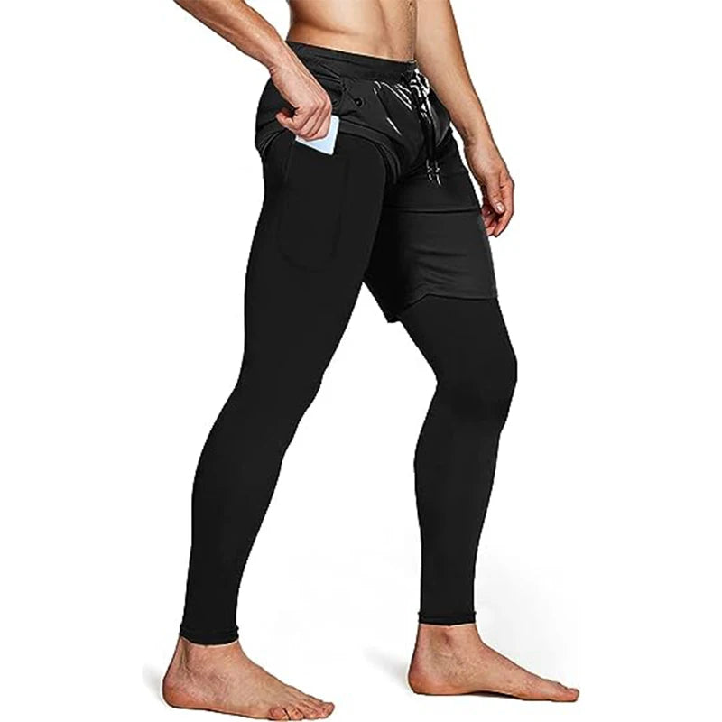 Men's Sport Pants 2 in1 Training