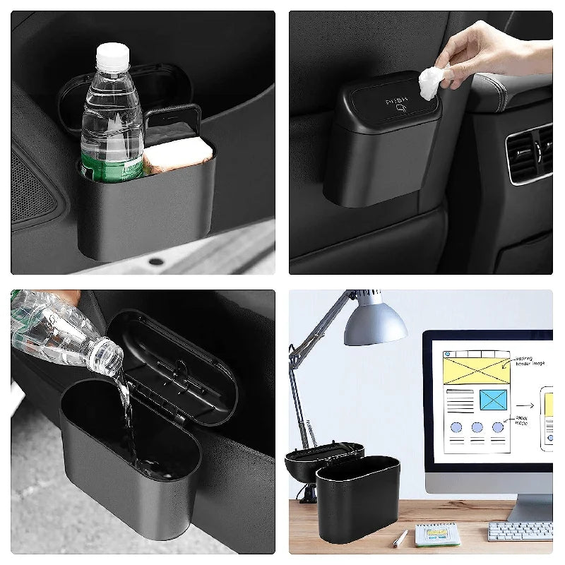 Auto Tidy: 3PCS Car Trash Accessories