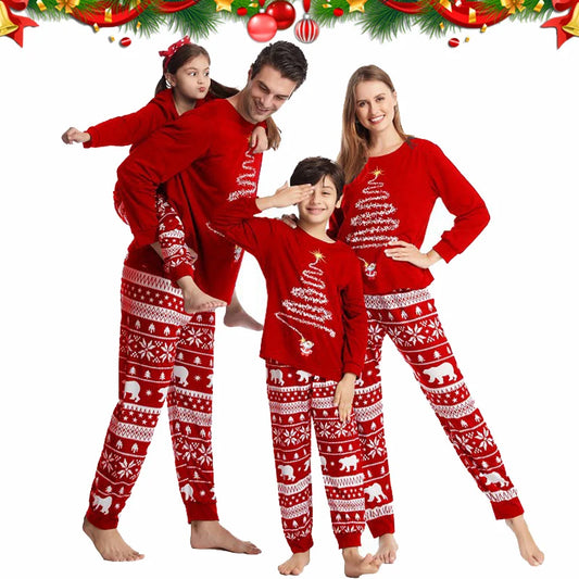 Family Matching Christmas Pajamas Set 2025 ( Father, Mother, Daughter and son )