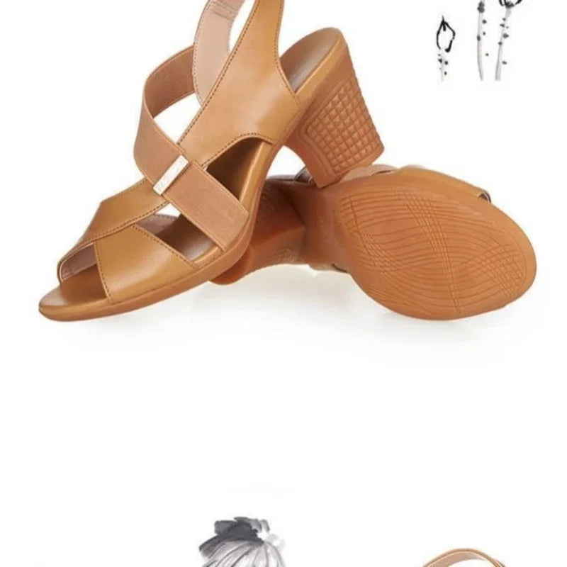 Elegant Grip: Women's High-Heeled Sandals 2025