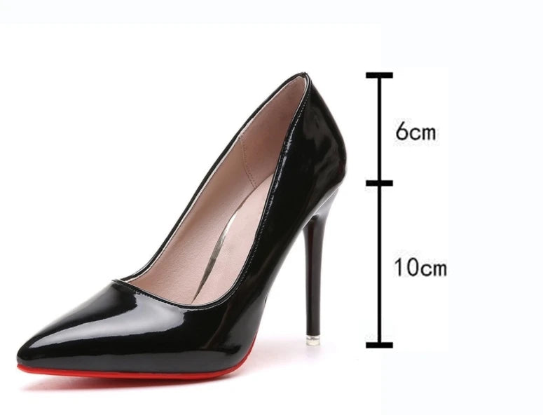 Sexy 2 colors High Heels For Women ( 10 C.M. )  Nightclub Prom Party Shoes 35 - 43