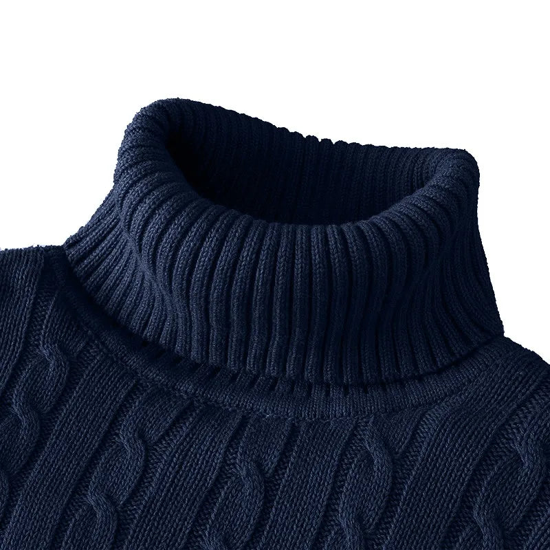 new Men's Casual Rollneck