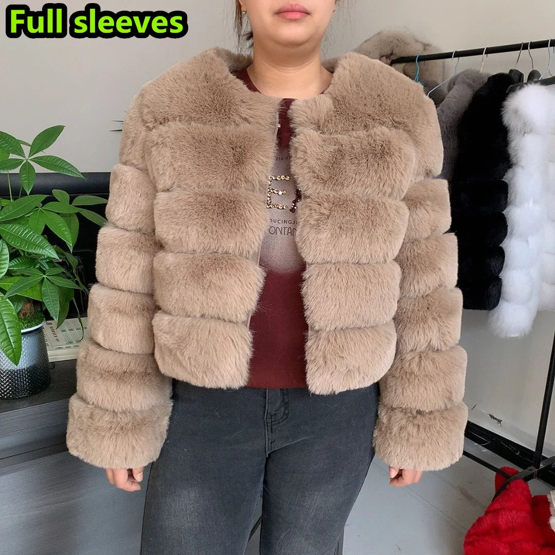 Winter Glam: High Quality Fur Jacket