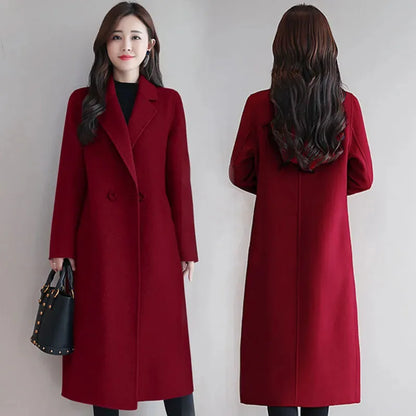 Stylish Medium Wool Coat for Luxe Comfort