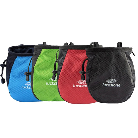 Magnesium Powder Bag Waterproof Polyester Chalk Bag Adjustable Storage Climbing