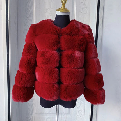 Winter Glam: High Quality Fur Jacket