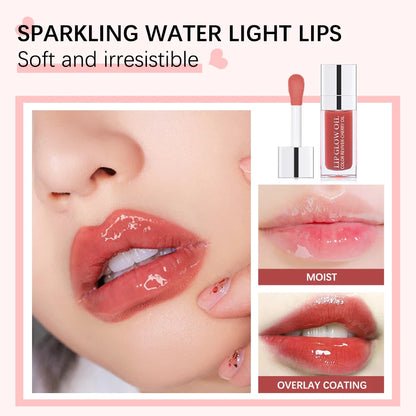 Crystal Jelly Moisturizing Lip Oil Plumping Lip Gloss Makeup Sexy Plump Lip