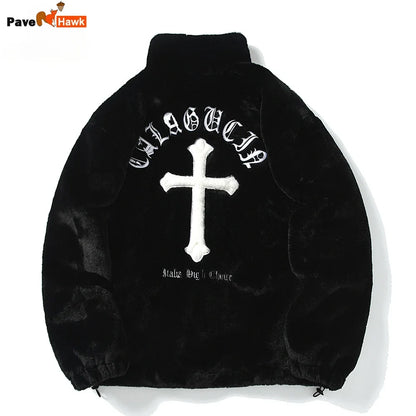 Christian casual Men's Rabbit Fur Jacket Outerwear Fashion