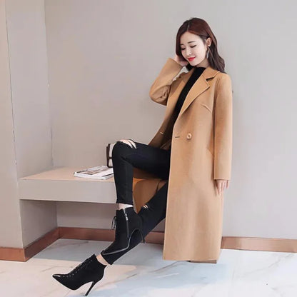 Stylish Medium Wool Coat for Luxe Comfort