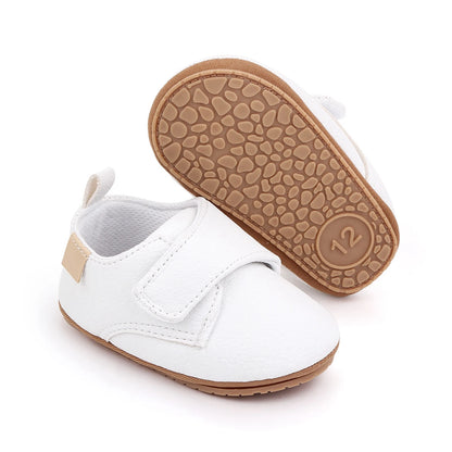 cute Newborn 0-18Months  Baby Boy & Girl Shoes Casual Pu Leather  First Walkers Non-Slip  baby Shoes