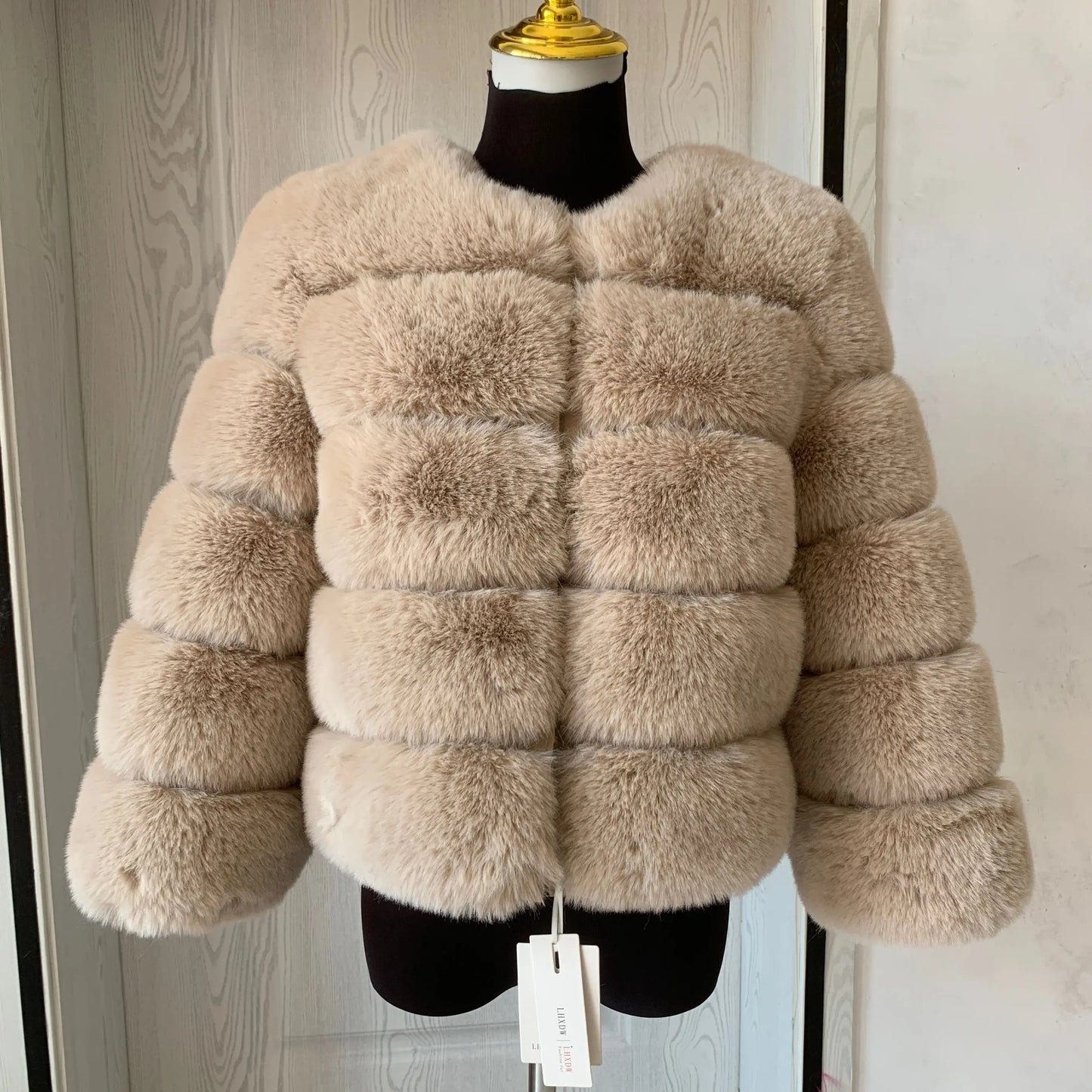 Winter Glam: High Quality Fur Jacket