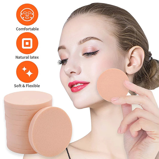 Super Soft Dual-Use Makeup Puffs - 12pcs