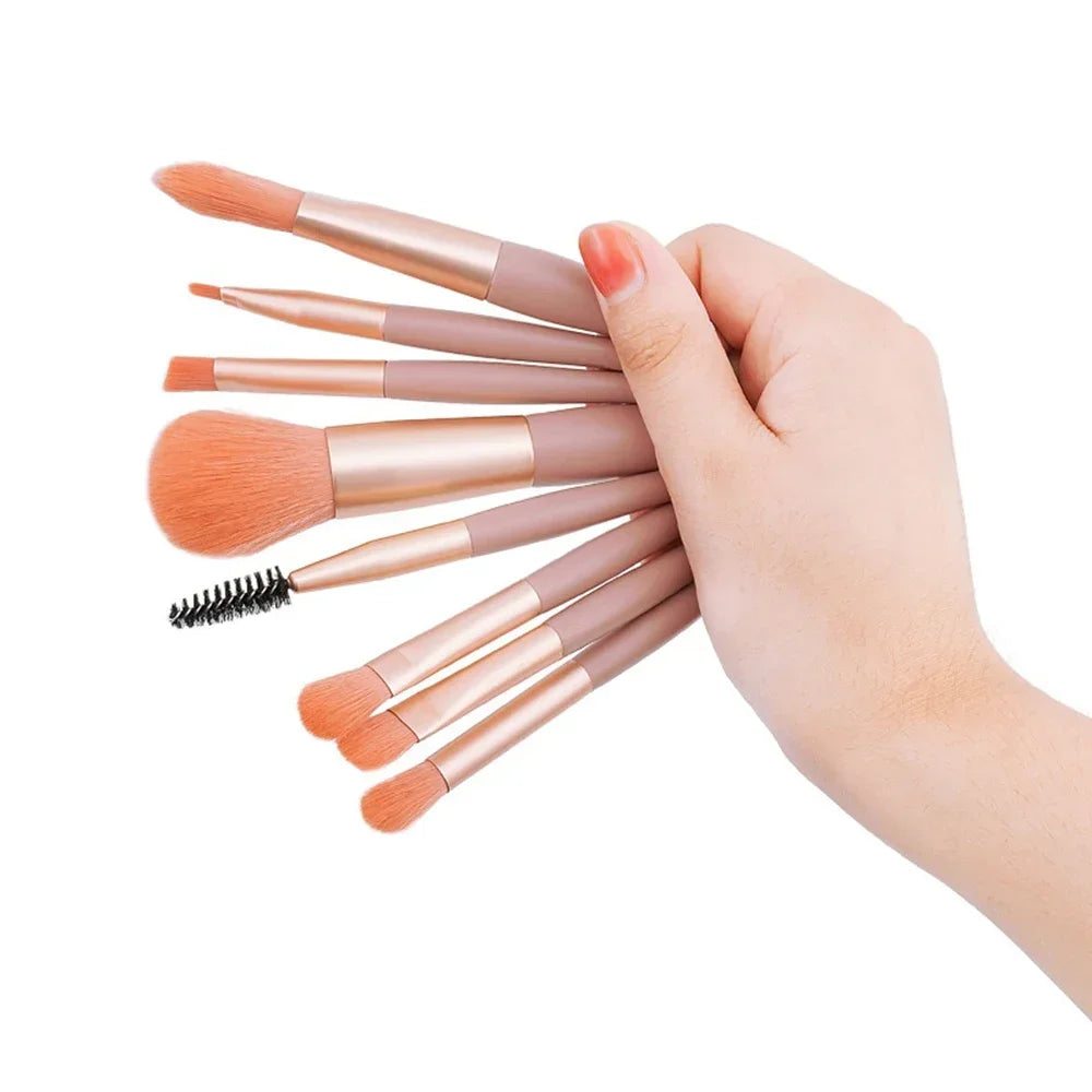 New 8 Pcs Makeup Brush Set Makeup Concealer and powder