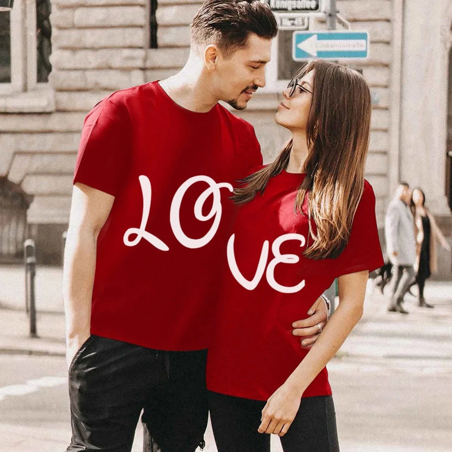 Couple T-shirt Summer Fashion  King Queen Couples T Shir