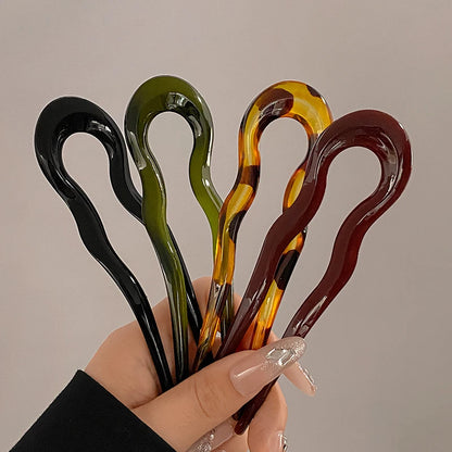 U-Shaped Hair Fork Fashion Women Girls